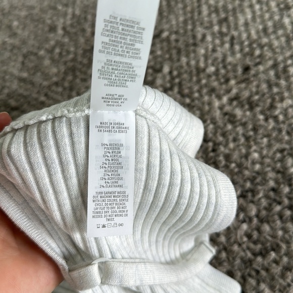 Aerie marled grey sweatshirt crop - Picture 7 of 7